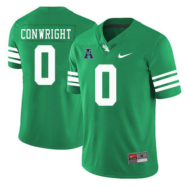 #0 Blair Conwright North Texas Mean Green College Football Jerseys Stitched-Green